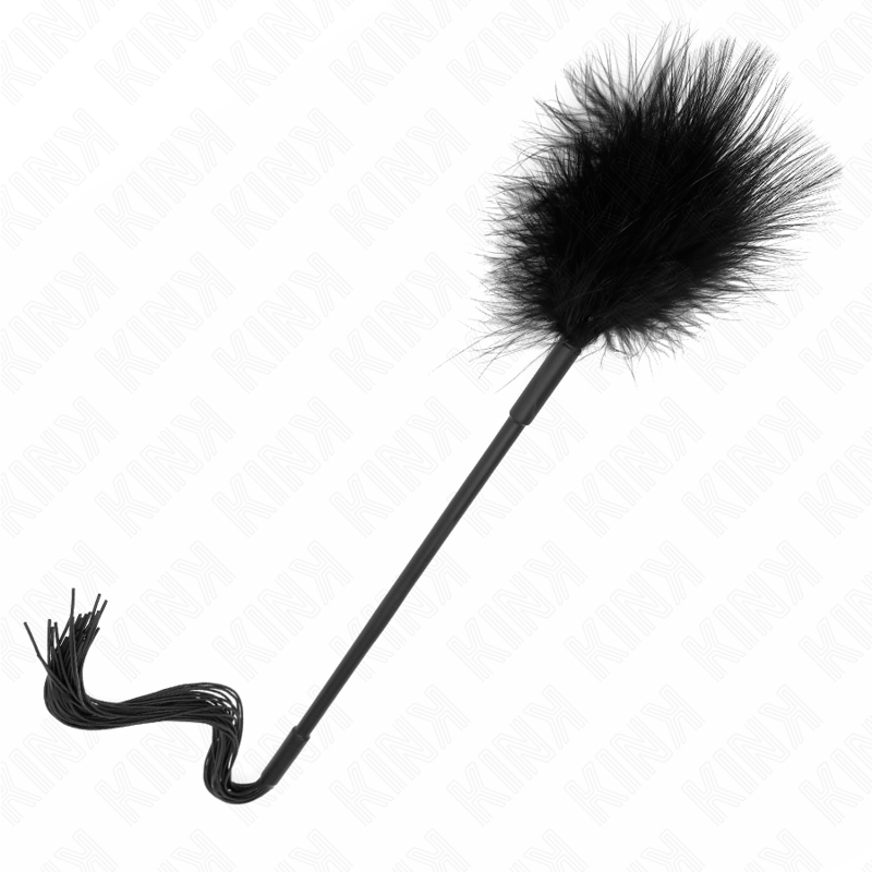 KINK silikonpiska med fjädrar för kittling 47 cm