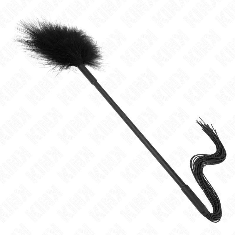 KINK silikonpiska med fjädrar för kittling 47 cm