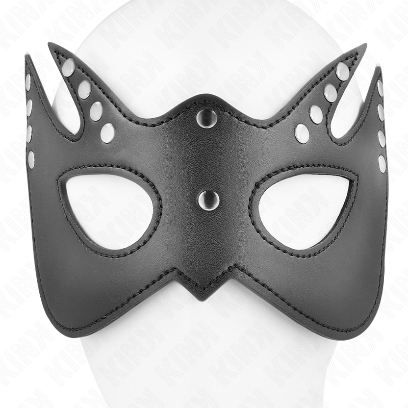 KINK - Fladdermusmask med nitar 23 x 15 cm