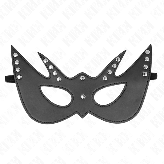 KINK - Fladdermusmask med nitar 23 x 15 cm