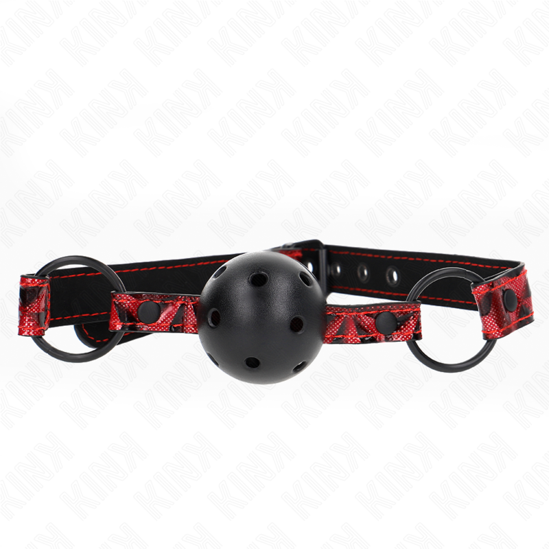 KINK - Diamantmönster Boll 4.5 cm Gag Modell 2 64.5 cm Justerbar 42-60 cm