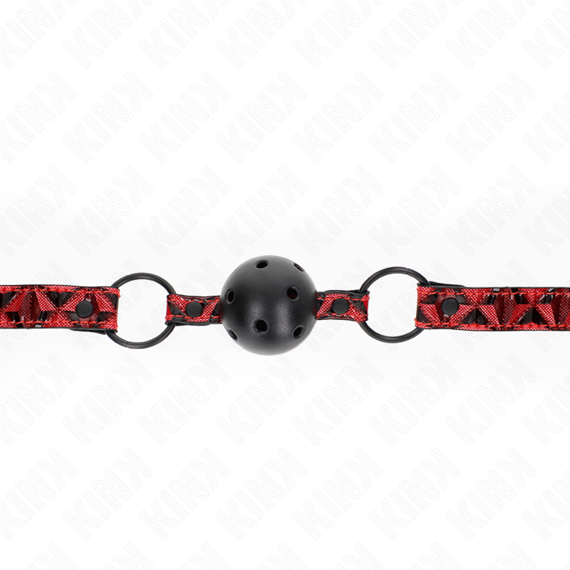 KINK - Diamantmönster Boll 4.5 cm Gag Modell 2 64.5 cm Justerbar 42-60 cm