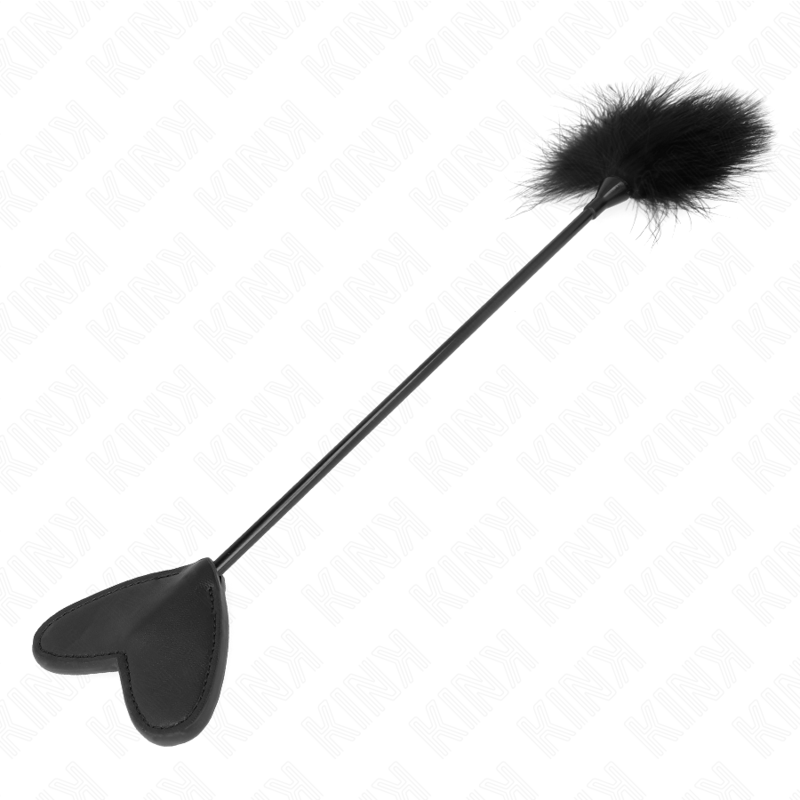 KINK kittlande fjädrar med hjärtpaddel 31 cm