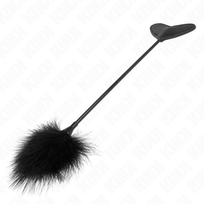 KINK kittlande fjädrar med hjärtpaddel 31 cm