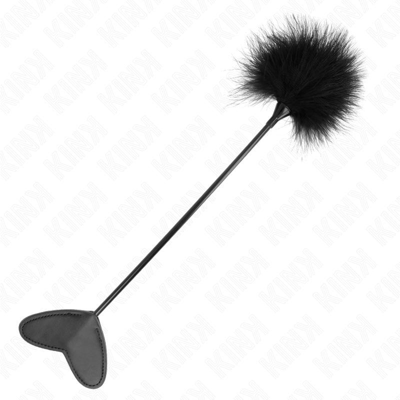 KINK kittlande fjädrar med hjärtpaddel 31 cm
