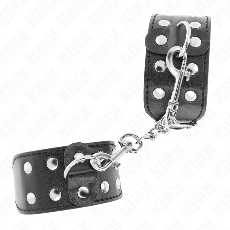 KINK - Handledsband med justerbara nitar svart