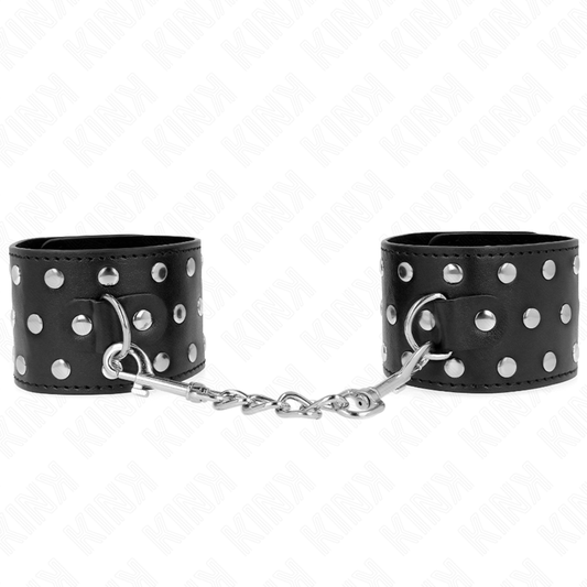 KINK justerbara punk handledsremmar 19-24 cm x 5.5 cm