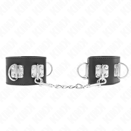 KINK - Multiposition Handledsfixering med Hänglås Svart Justerbar 16-23 cm x 5,5 cm