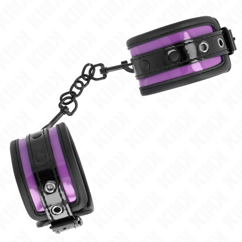 KINK neopren handledsremmar i ljuslila, justerbara 21-28 cm x 5 cm
