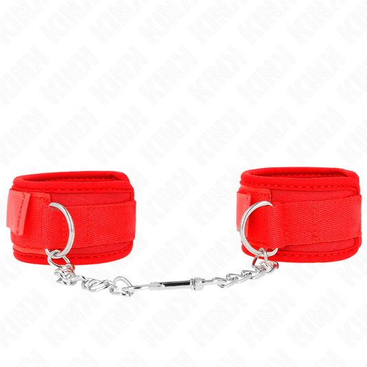 KINK - Neopren Handledsremmar Röd 42 x 5 cm