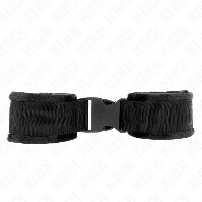 KINK - Nylon Bind Hook&Loop Handledsresenärer Röd-Svart Modell 1 Justerbar 25-35 cm x 6 cm