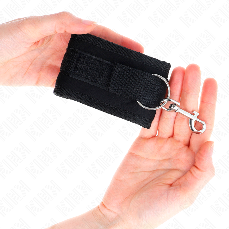 KINK - Nylon Bind Hook&Loop Handledsrestriktioner Svart Modell 2 Justerbar 18-35 cm x 6 cm