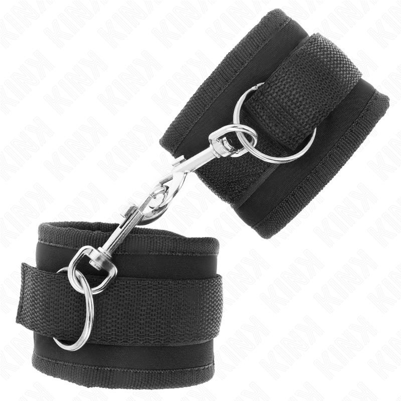 KINK - Nylon Bind Hook&Loop Handledsrestriktioner Svart Modell 2 Justerbar 18-35 cm x 6 cm