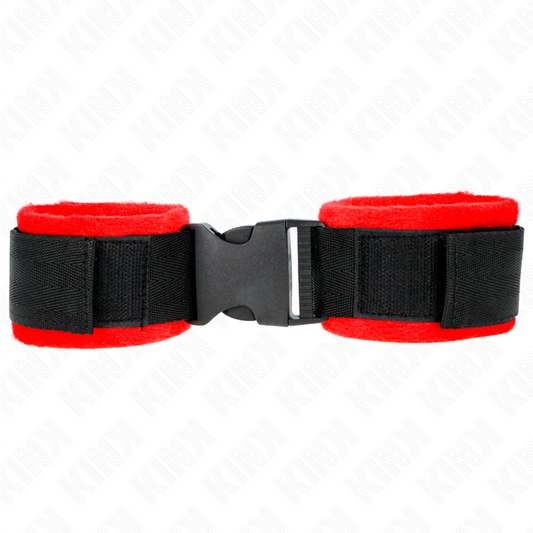 KINK - Nylon Bind Hook&Loop Handledsresårer Svart Modell 1 Justerbar 25-35 cm x 6 cm