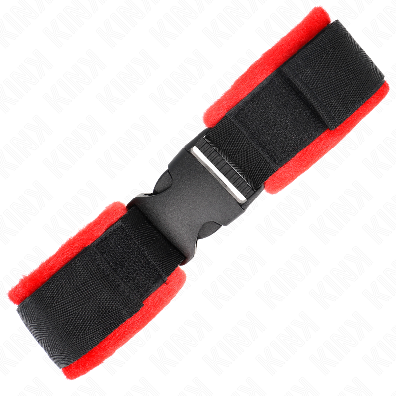 KINK - Nylon Bind Hook&Loop Handledsresårer Svart Modell 1 Justerbar 25-35 cm x 6 cm