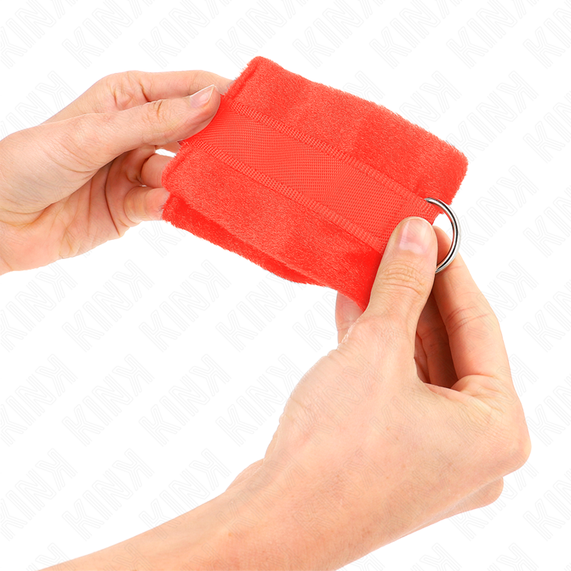 KINK nybörjarfjäderhandbojor i röd färg 30 x 7 cm