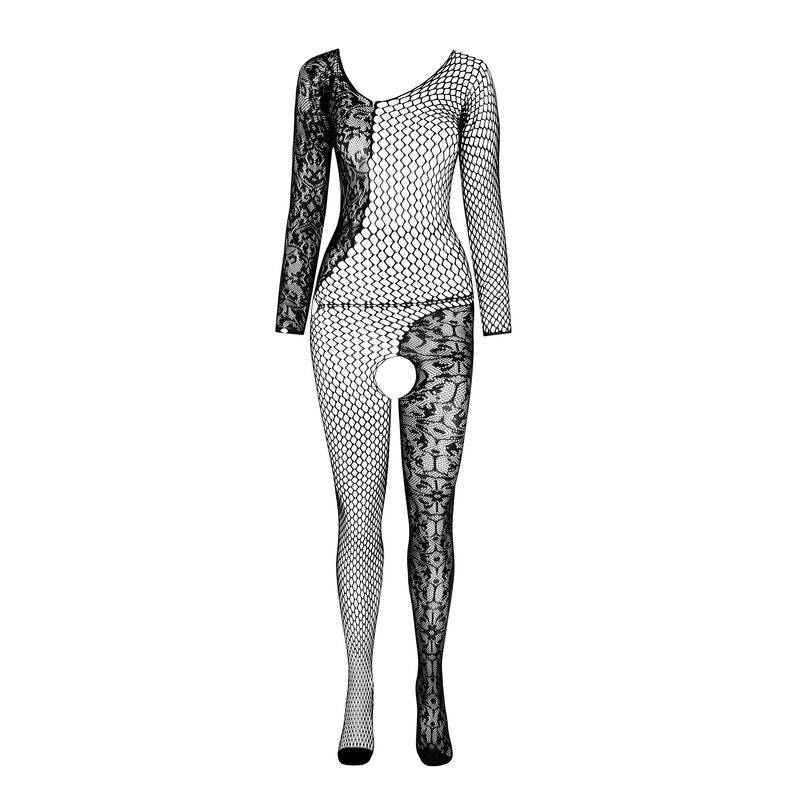 PASSION - BS 107 Bodystocking Svart One Size