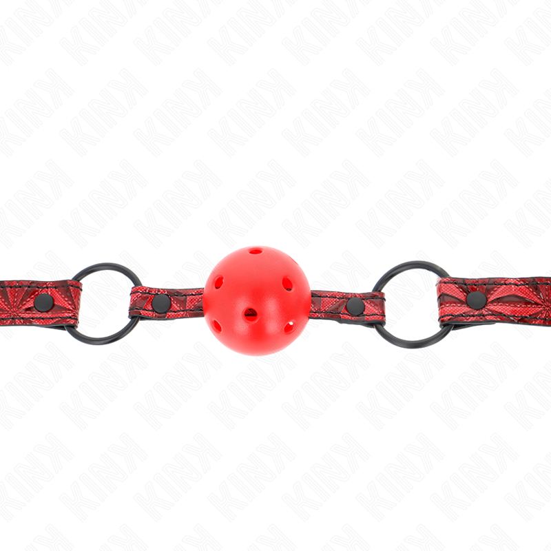 KINK - Diamantmönster Ball Gag 4.5 cm Justerbar 42-60 cm