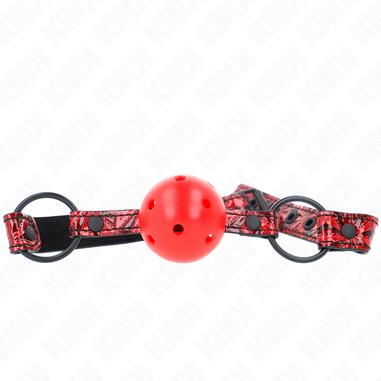 KINK - Diamantmönster Ball Gag 4.5 cm Justerbar 42-60 cm