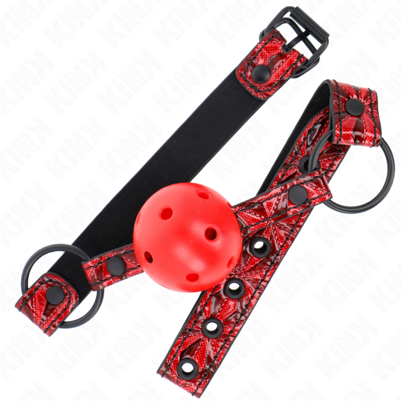 KINK - Diamantmönster Ball Gag 4.5 cm Justerbar 42-60 cm