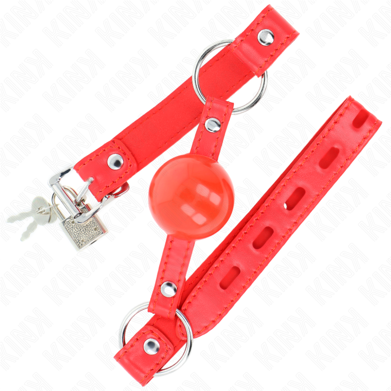 KINK - TPE Ball 4 cm Gag med Rojo Lock 60 x 2 cm