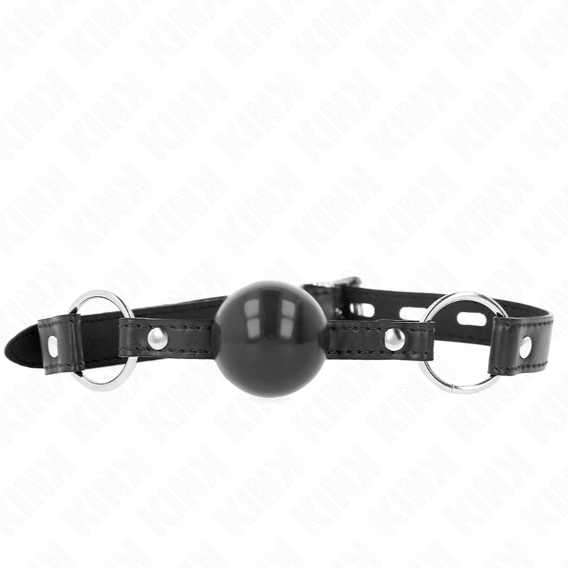 KINK - Svart TPE Boll 4 cm Gag 60 x 2 cm