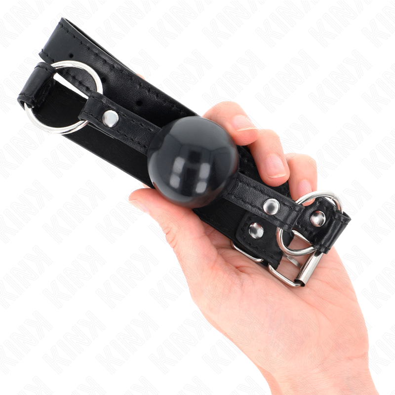 KINK - Svart TPE Boll 4 cm Gag 60 x 2 cm