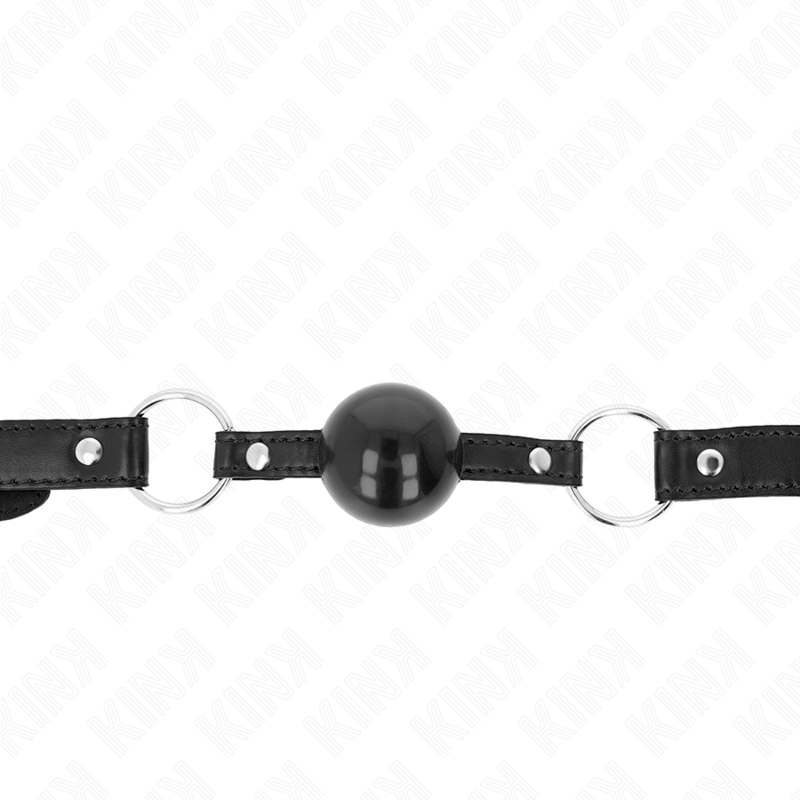 KINK - Svart TPE Boll 4 cm Gag 60 x 2 cm
