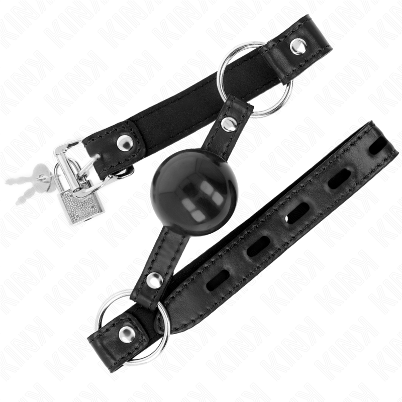 KINK - Svart TPE Boll 4 cm Gag 60 x 2 cm