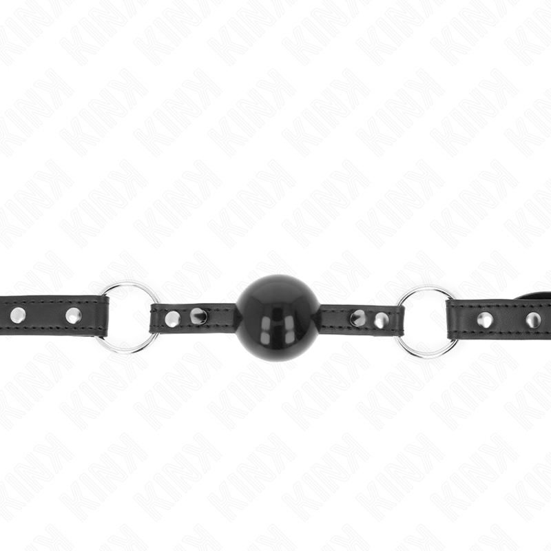 KINK - Ball 4 cm gag med tip rivet och snap lock 65 x 2 cm