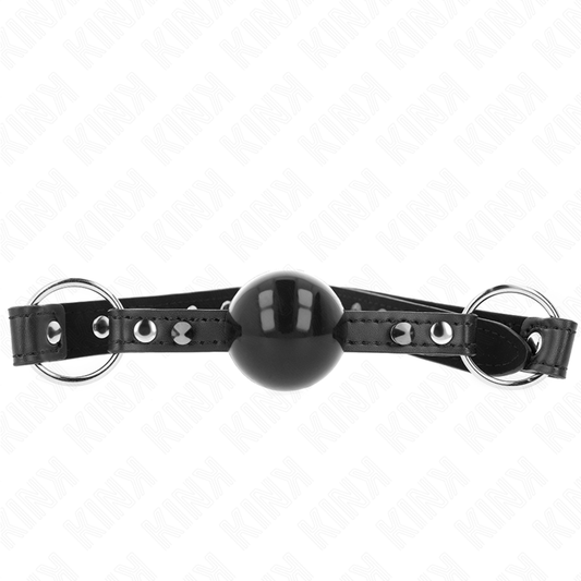KINK - Ball 4 cm gag med tip rivet och snap lock 65 x 2 cm
