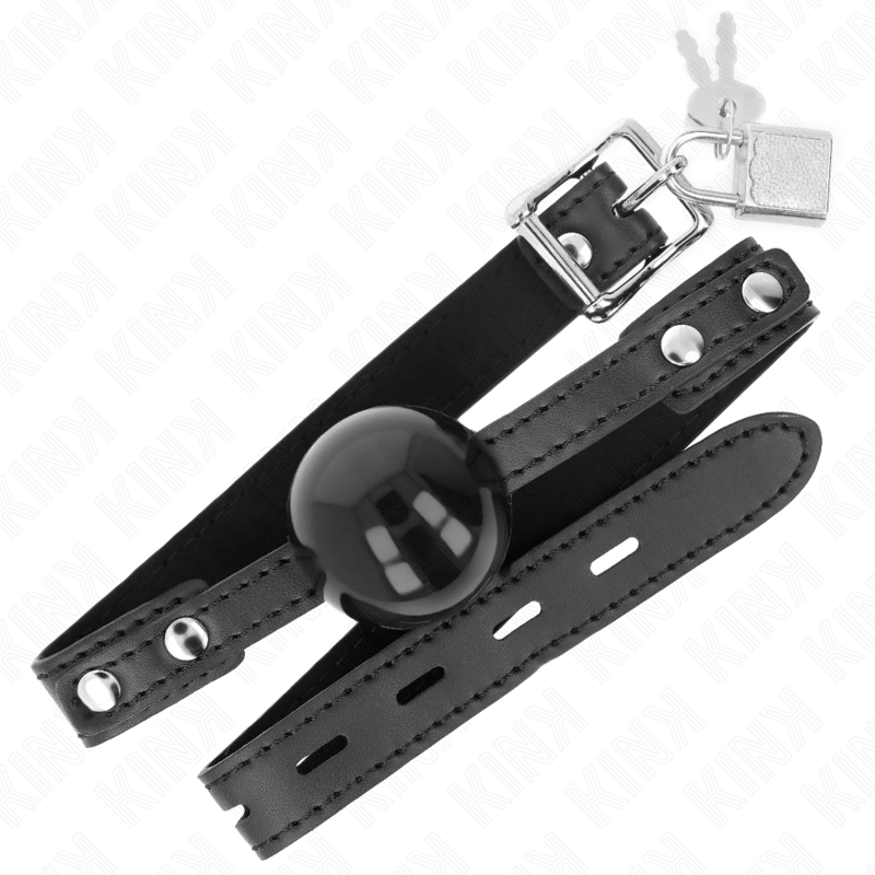 KINK - Soft TPE Ball 4 cm Gag Model 3 60 x 2 cm Justerbar 37-52 cm