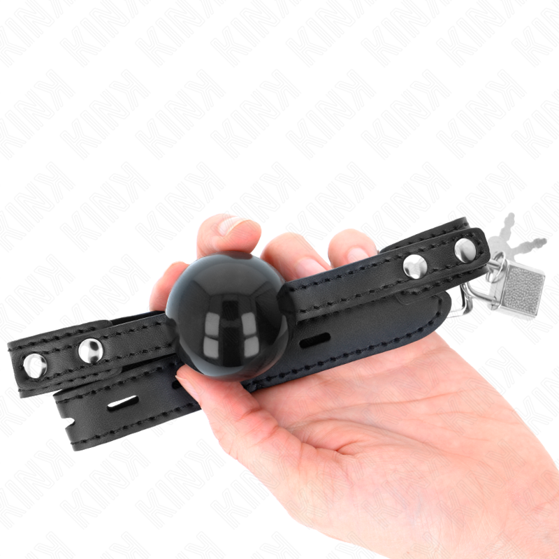 KINK - Soft TPE Ball 4 cm Gag Model 3 60 x 2 cm Justerbar 37-52 cm