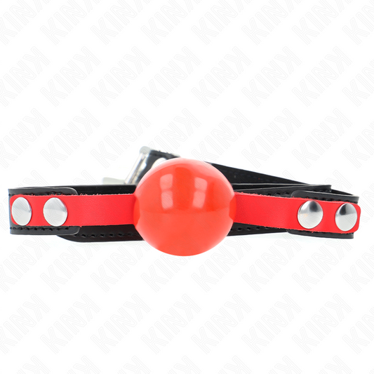 KINK - Soft TPE Ball 4 cm Gag Modell 4 60 x 2 cm Justerbar 37-52 cm