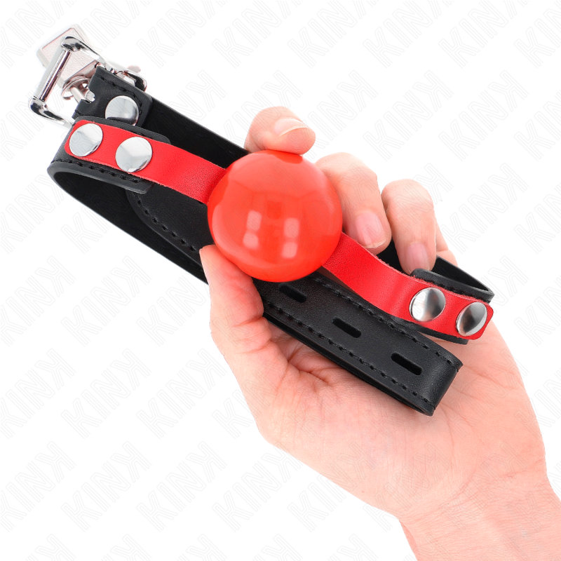KINK - Soft TPE Ball 4 cm Gag Modell 4 60 x 2 cm Justerbar 37-52 cm