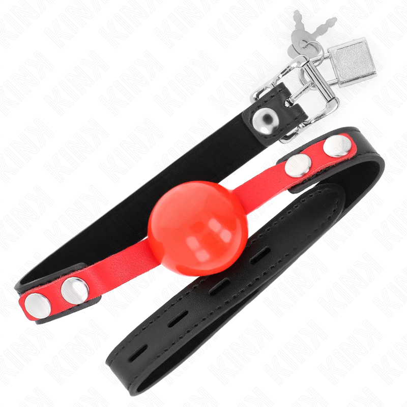 KINK - Soft TPE Ball 4 cm Gag Modell 4 60 x 2 cm Justerbar 37-52 cm