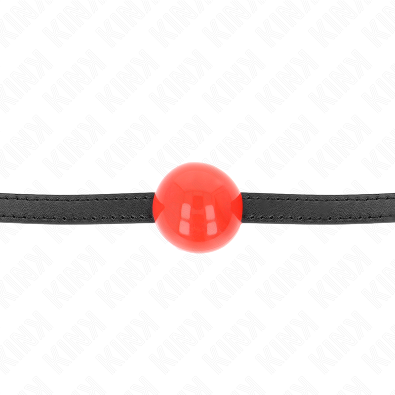 KINK röd solid boll gag 4 cm