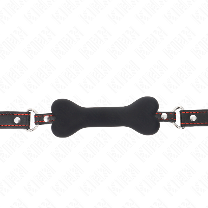KINK Black Bone Gag 12 cm