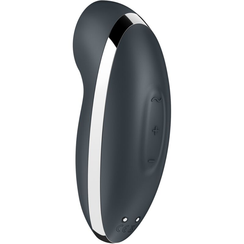 Satisfyer Tap & Climax 2 vibrator och stimulator i grått