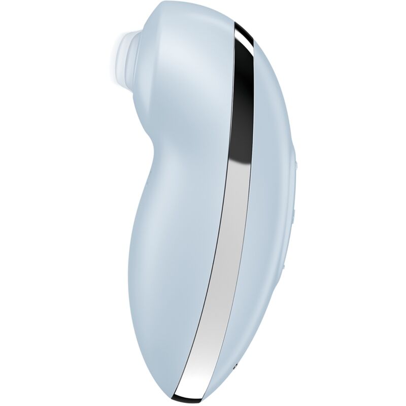 Satisfyer Tap & Climax 2 vibrator och stimulator i blått