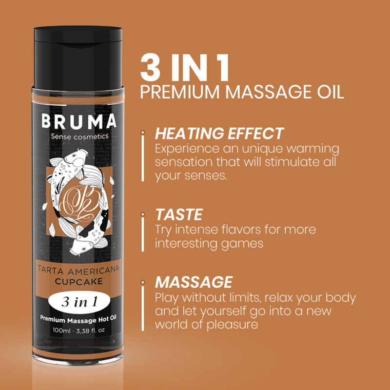 BRUMA Premium Massage Hot Oil Cupcake 100 ml
