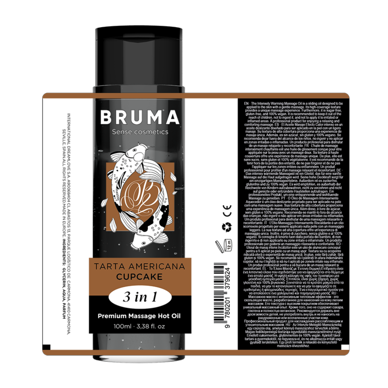 BRUMA Premium Massage Hot Oil Cupcake 100 ml