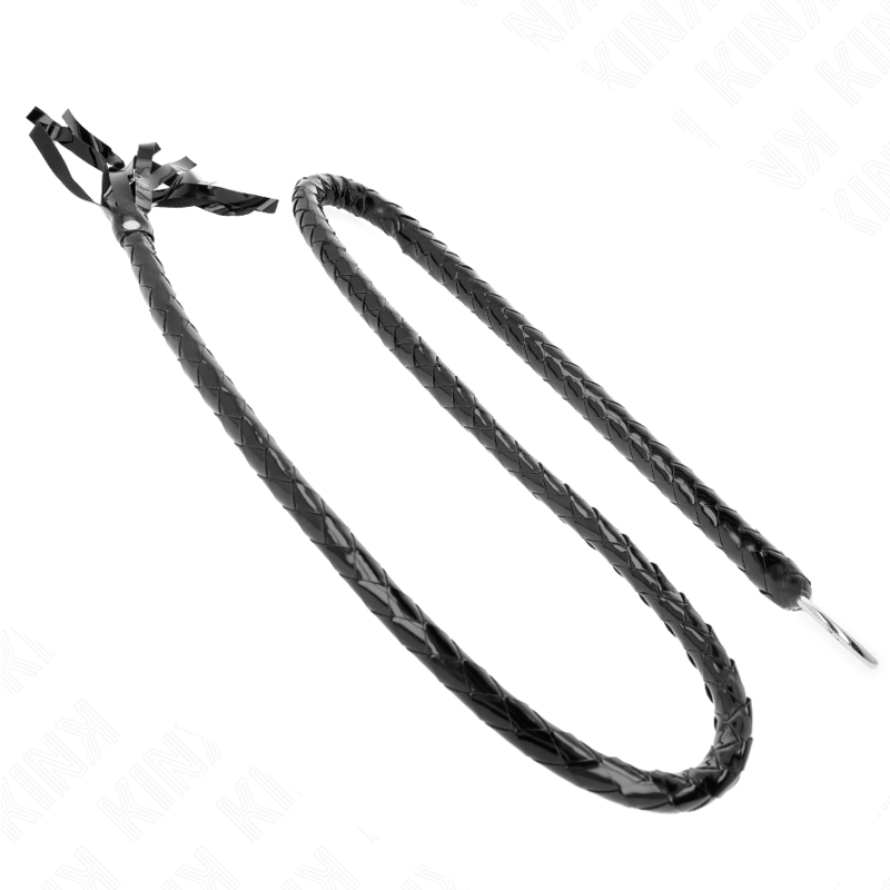 KINK - LÅNG GLANSIG PVC PISK 138 CM