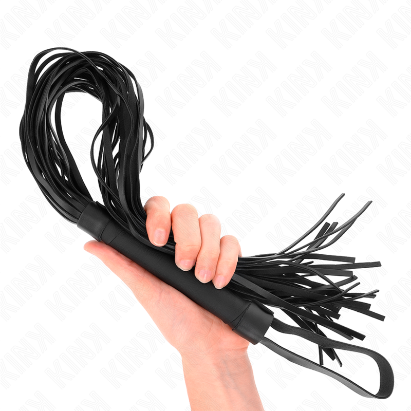 KINK - Imiterad fårskinnspisk 60 cm