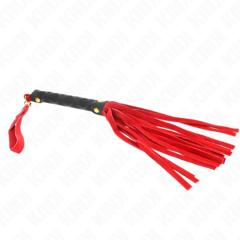 KINK - Röd Syntetisk Mini Piska 30 cm