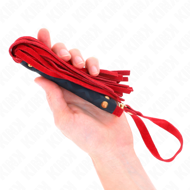 KINK - Röd Syntetisk Mini Piska 30 cm