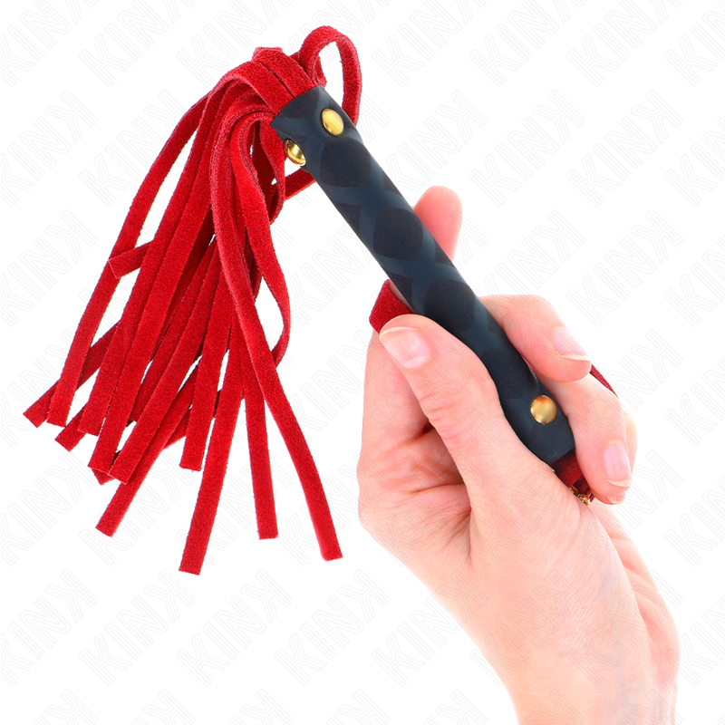 KINK - Röd Syntetisk Mini Piska 30 cm