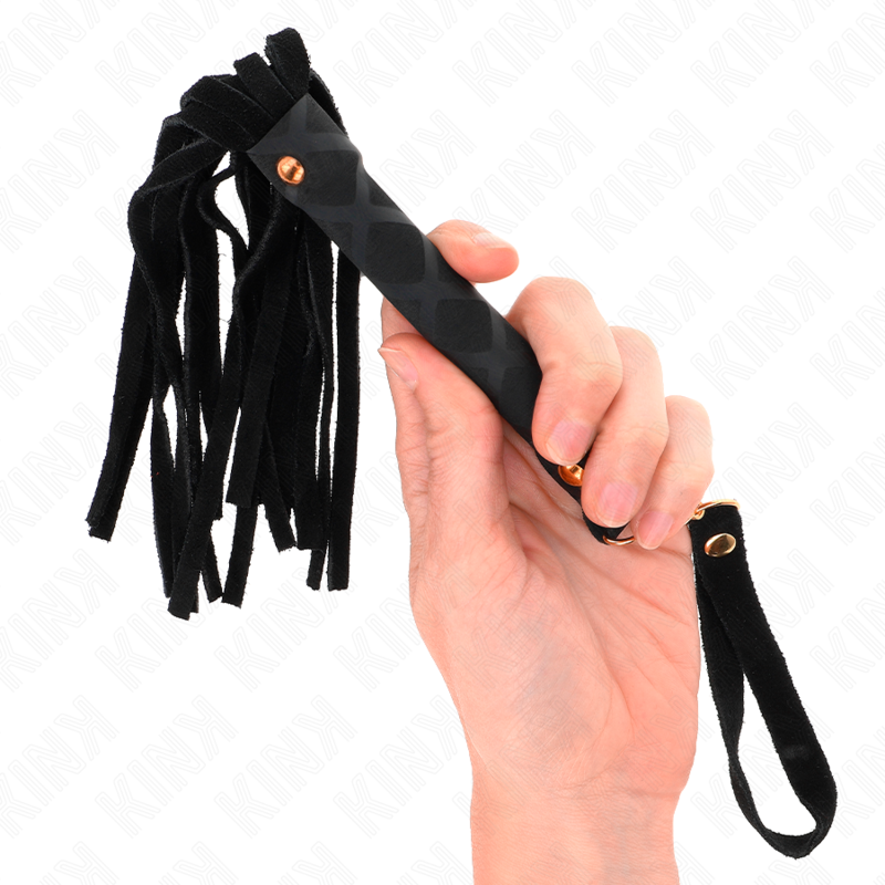 KINK - Svart Mocka Mini Piska 30 cm