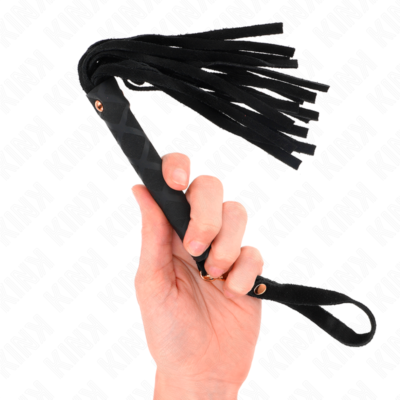 KINK - Svart Mocka Mini Piska 30 cm