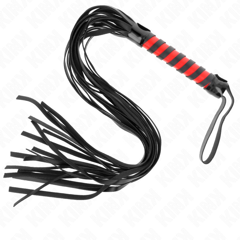 KINK - LÅNG RANDIG PISK 70 CM